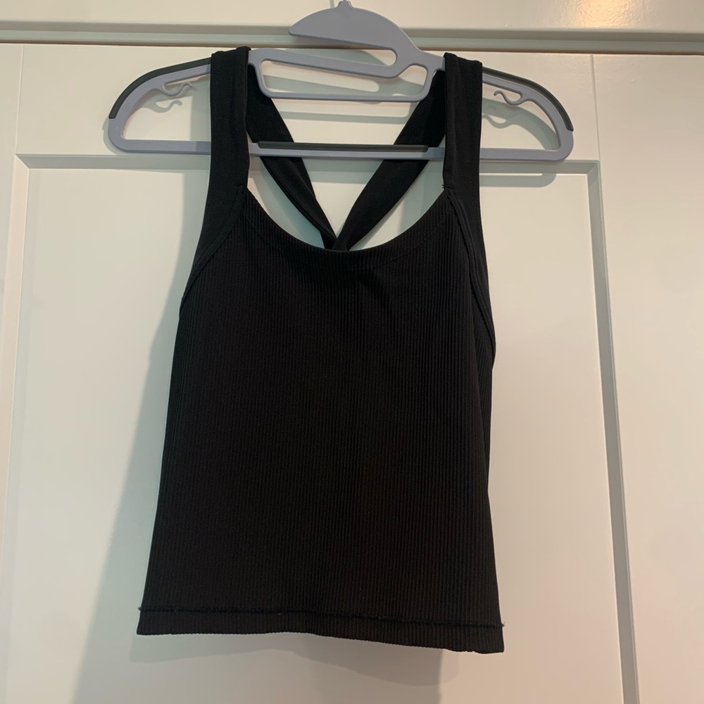 Black Athleta Horizon Tank